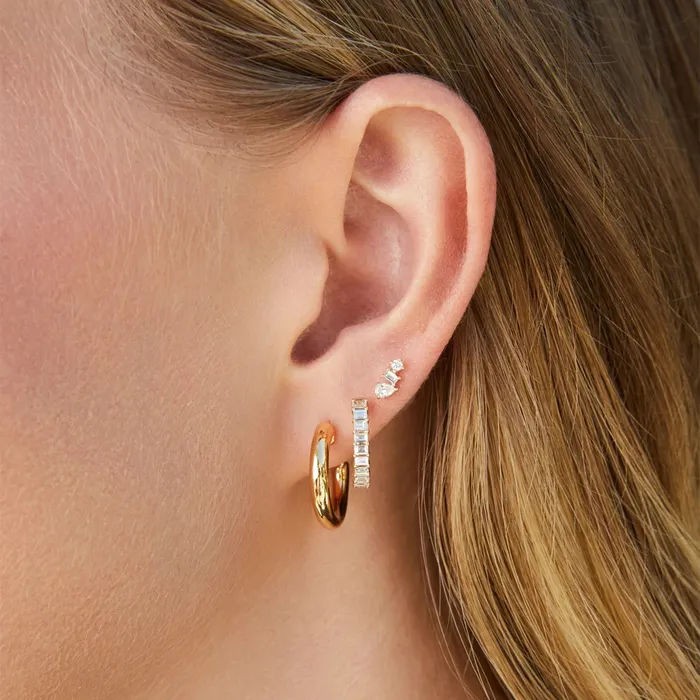 ef collection Earrings Sasha Hoop Earrings