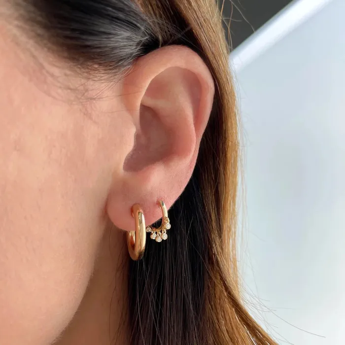 ef collection Earrings Sasha Hoop Earrings