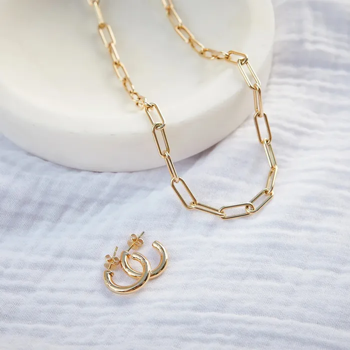 ef collection Earrings Sasha Hoop Earrings