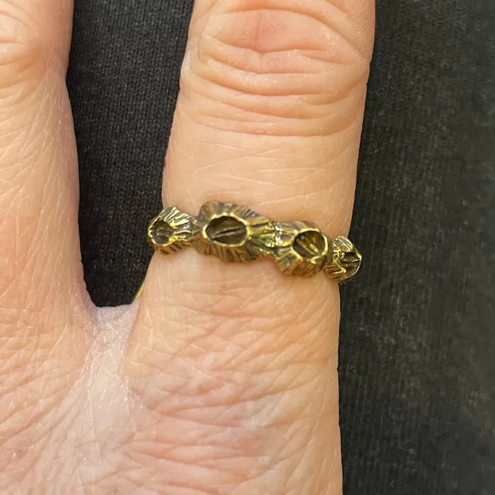 Andrew Xenos Necklaces Four Barnacles Stacking Rings