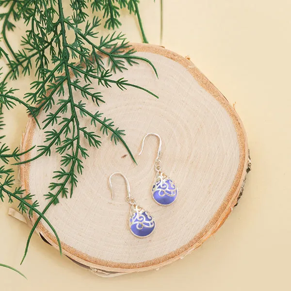Earrings Bottled Up Designs Filigree Teardrop Sterling Earrings