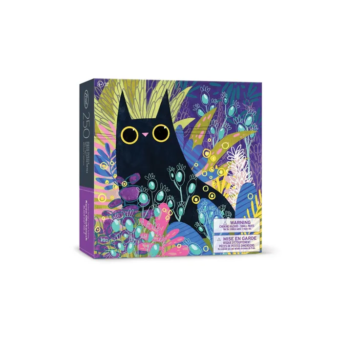 Fred Friends Necklaces Puzzle 250 PC Karen Obuhanych Black Cat No 2
