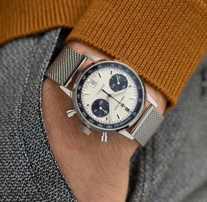 HAMILTON Earrings HamiltonAMERICAN CLASSIC INTRAMATIC AUTO CHRONO Automatic 40 mm H38416111