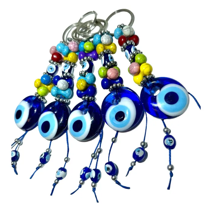 Loli Necklaces Handcrafted Evil Eye Glass Wall Hanging Positive Energy