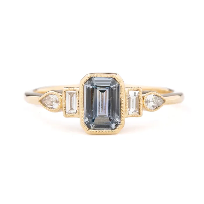 Rings Envero Jewelry Edith Ring 071ct Light Blue Montana Sapphire 14k Yellow Gold One of a kind Rings Envero Jewelry Edith Ring 071ct Light Blue Montana Sapphire 14k Yellow Gold One of a kind