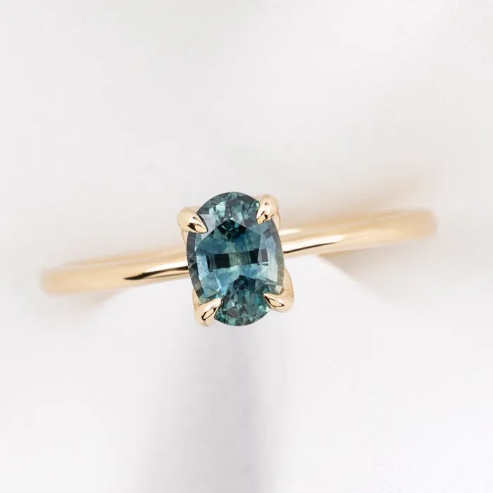 Rings Envero Jewelry Sara Ring 085ct Blue Green Montana Sapphire 14k Yellow Gold One of a kind Rings Envero Jewelry Sara Ring 085ct Blue Green Montana Sapphire 14k Yellow Gold One of a kind