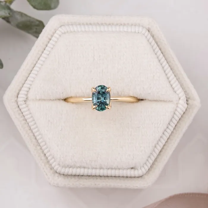 Rings Envero Jewelry Sara Ring 085ct Blue Green Montana Sapphire 14k Yellow Gold One of a kind Rings Envero Jewelry Sara Ring 085ct Blue Green Montana Sapphire 14k Yellow Gold One of a kind