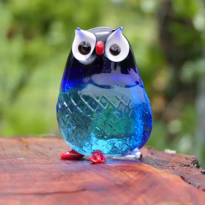 Big Owl Murano Glass Balbi Cristiano Rings