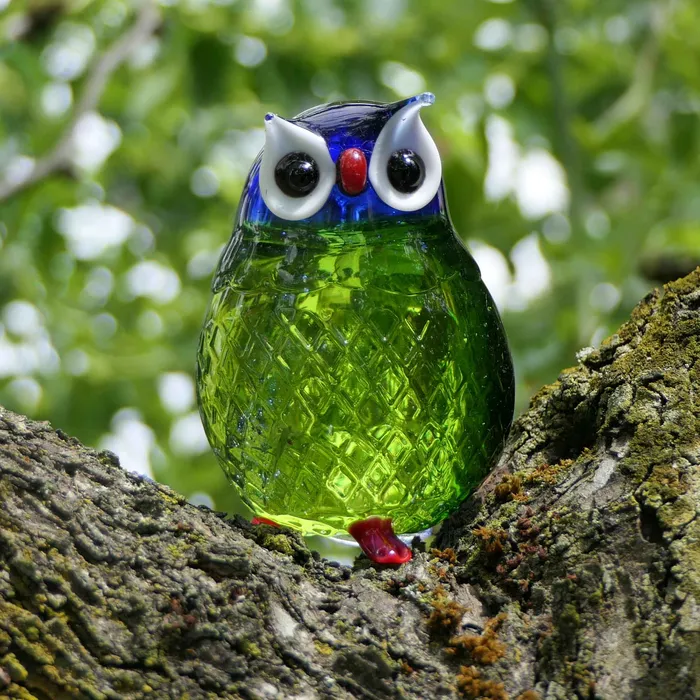 Big Owl Murano Glass Balbi Cristiano Rings