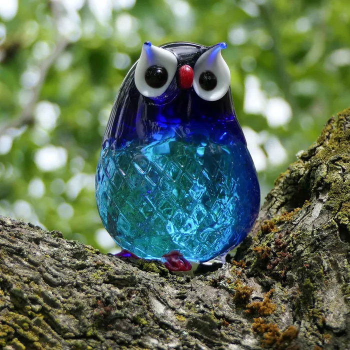 Big Owl Murano Glass Balbi Cristiano Rings