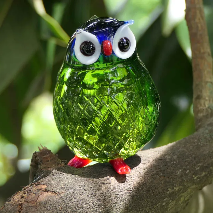 Big Owl Murano Glass Balbi Cristiano Rings