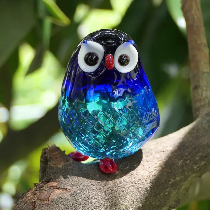 Big Owl Murano Glass Balbi Cristiano Rings