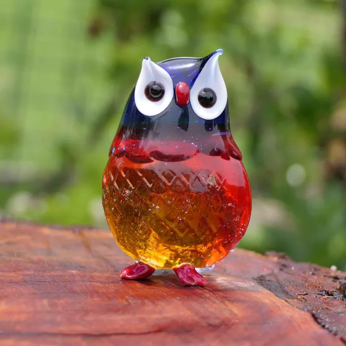 Big Owl Murano Glass Balbi Cristiano Rings