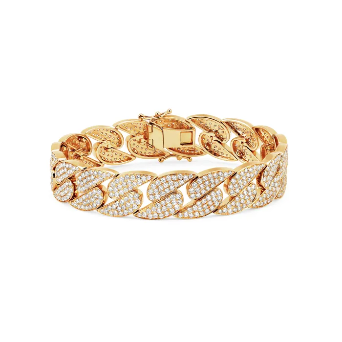 Bracelets Polachecks Collection Diamond Link Bracelet