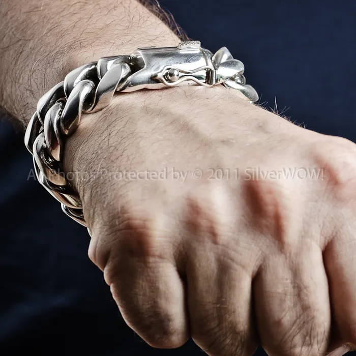 Bracelets silverwow 20mm Miami Cuban Link Bracelet