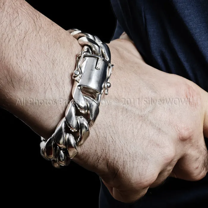 Bracelets silverwow 20mm Miami Cuban Link Bracelet
