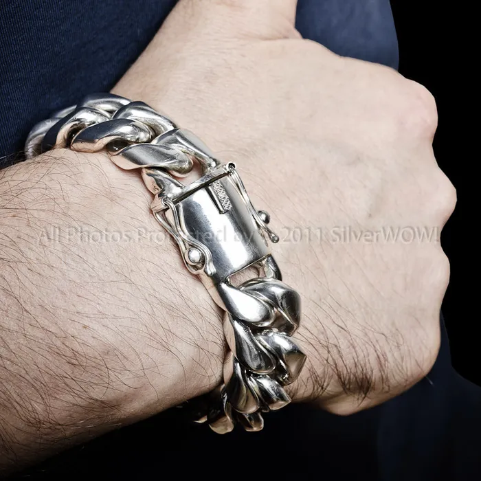 Bracelets silverwow 20mm Miami Cuban Link Bracelet