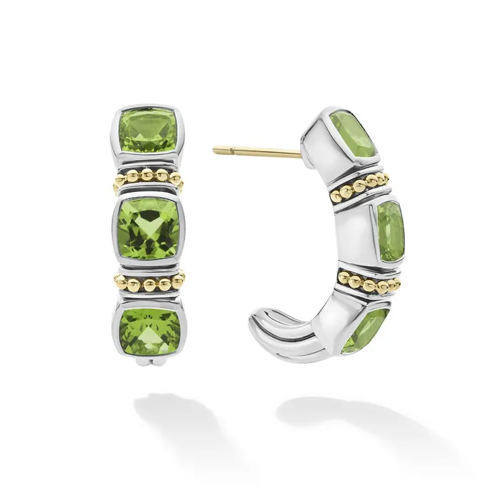 Earrings LAGOS Rittenhouse Peridot Hoop Earrings