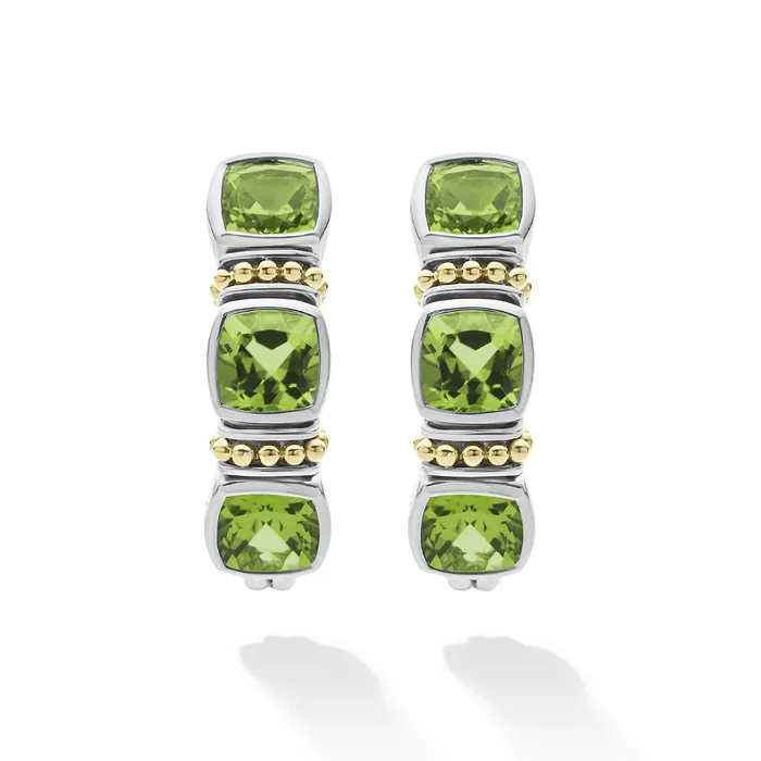 Earrings LAGOS Rittenhouse Peridot Hoop Earrings