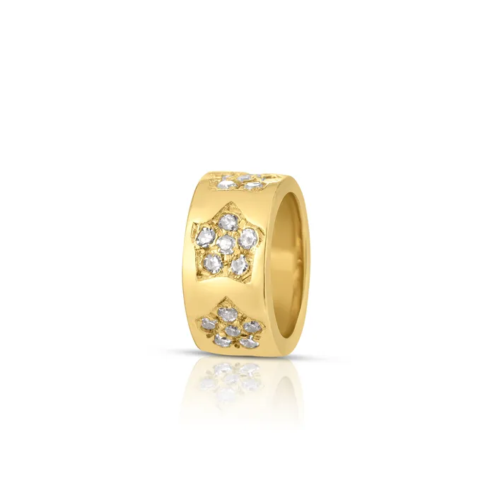 Earrings NicoleHD Jewelry Pav Diamond Star Spacer Bead