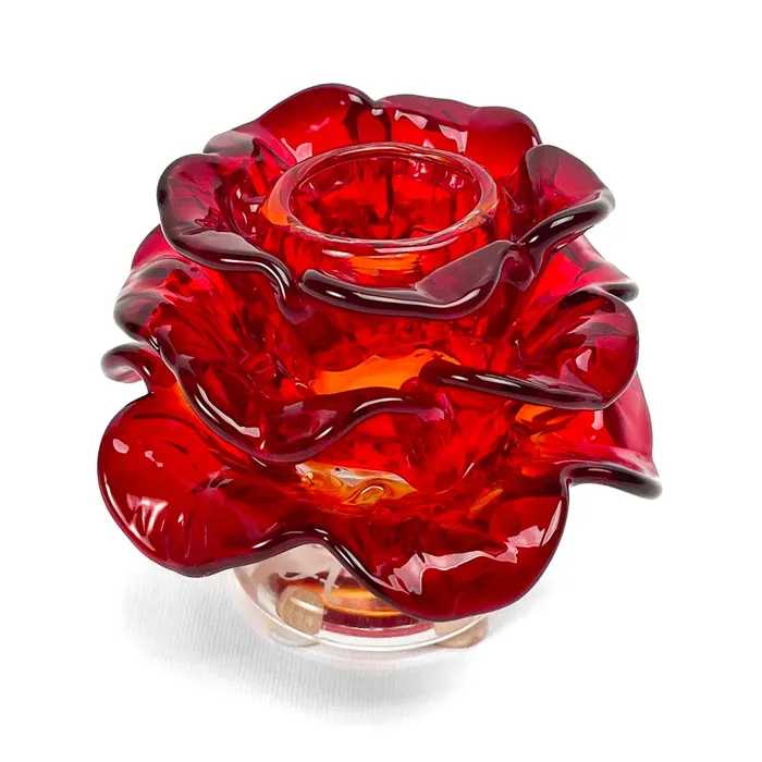 Formia International Earrings Flower candle holder Murano Glass