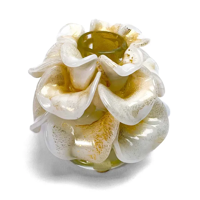 Formia International Earrings Flower candle holder Murano Glass