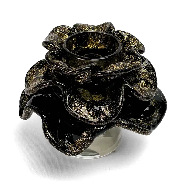 Formia International Earrings Flower candle holder Murano Glass