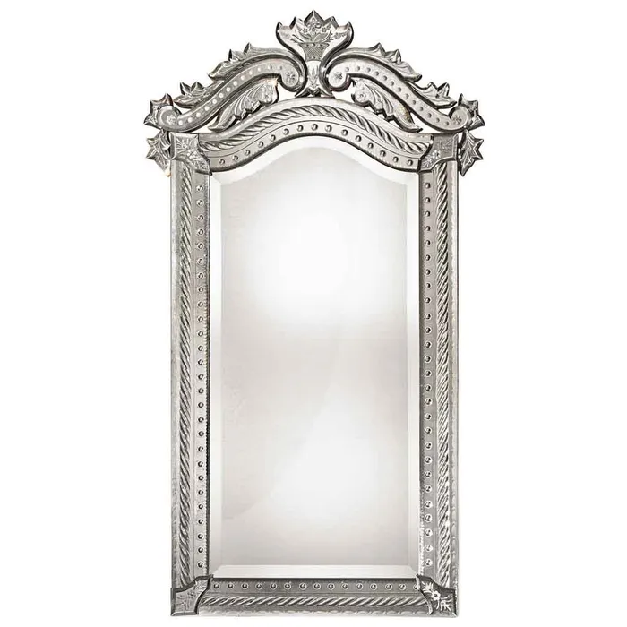 MuranoVItrum Home Decor Earrings Mirror 700 Line LOUIS XIV Art 7025