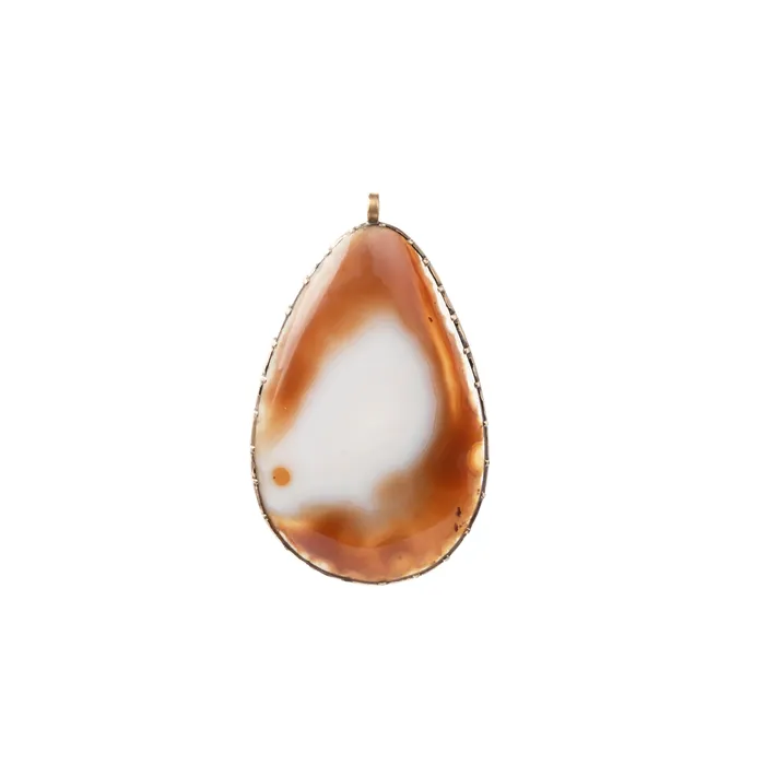 Necklaces Bell Bird Antiques 19th Century Agate Specimen Necklace
