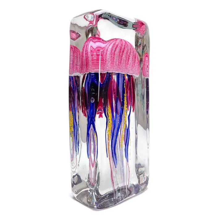 Oball Earrings Jellyfish Big Aquarium Murano Glass Oball Earrings Jellyfish Big Aquarium Murano Glass