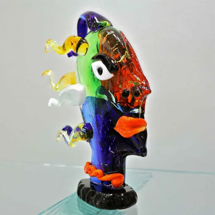 Picasso Medusa Murano glass Vetreria Badioli Earrings Picasso Medusa Murano glass Vetreria Badioli Earrings