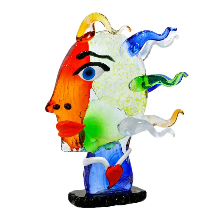 Picasso Medusa Murano glass Vetreria Badioli Earrings Picasso Medusa Murano glass Vetreria Badioli Earrings