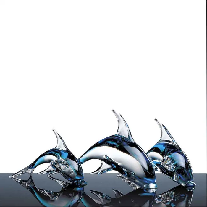 Rings Formia International Blue Dolphin Murano Crystal