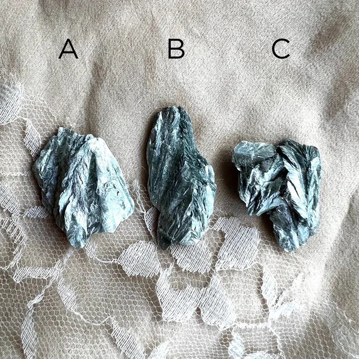 Seraphinite Necklace One of a Kind Giardinoblu Necklaces