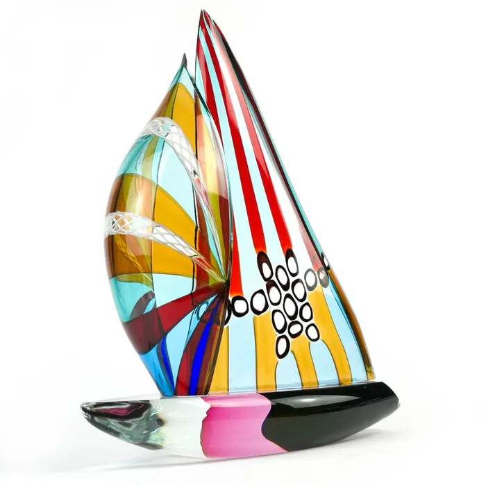 Valter Rossi Earrings Multicolor Sailboat cm 40 Valter Rossi Earrings Multicolor Sailboat cm 40