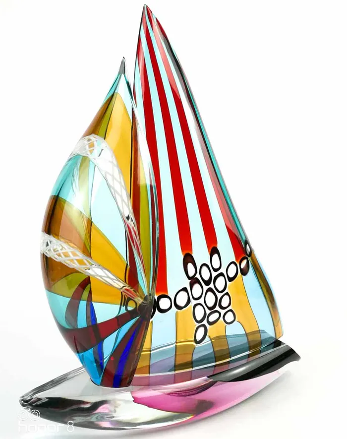 Valter Rossi Earrings Multicolor Sailboat cm 40 Valter Rossi Earrings Multicolor Sailboat cm 40