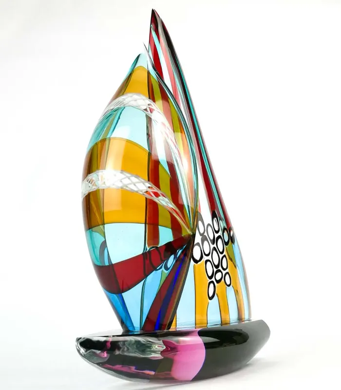 Valter Rossi Earrings Multicolor Sailboat cm 40 Valter Rossi Earrings Multicolor Sailboat cm 40