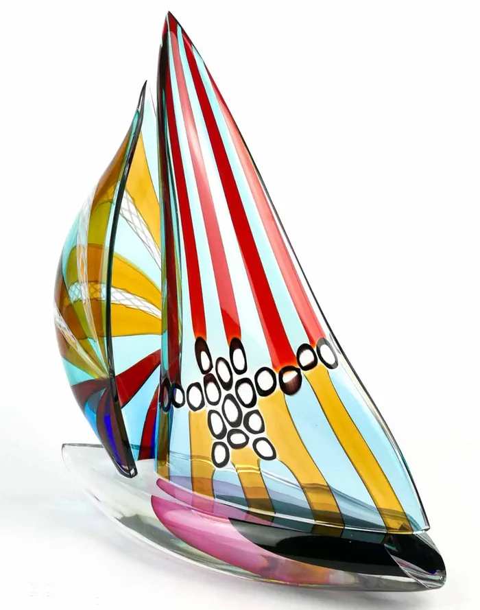 Valter Rossi Earrings Multicolor Sailboat cm 40 Valter Rossi Earrings Multicolor Sailboat cm 40