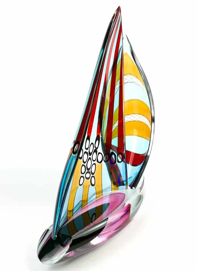 Valter Rossi Earrings Multicolor Sailboat cm 40 Valter Rossi Earrings Multicolor Sailboat cm 40