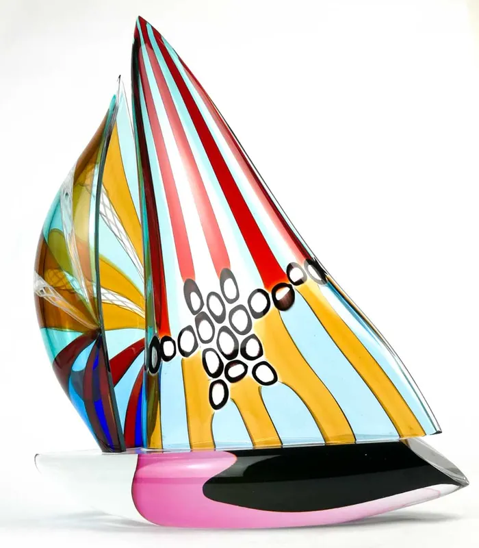 Valter Rossi Earrings Multicolor Sailboat cm 40 Valter Rossi Earrings Multicolor Sailboat cm 40
