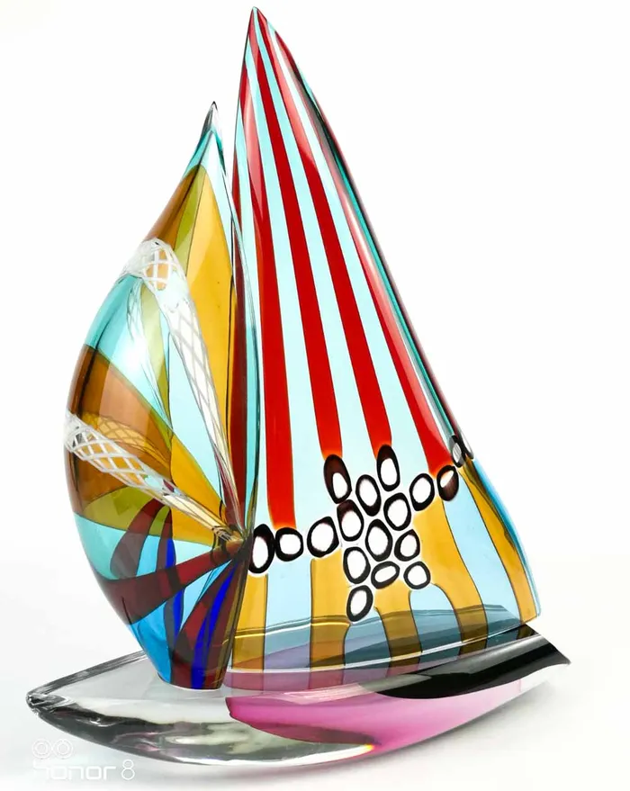 Valter Rossi Earrings Multicolor Sailboat cm 40 Valter Rossi Earrings Multicolor Sailboat cm 40