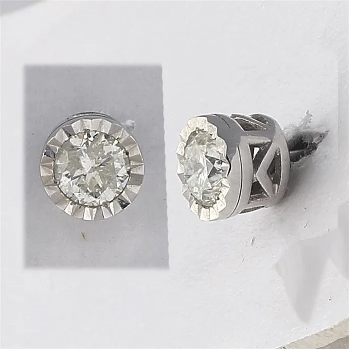12CTWDiamond E STUD EARRING gndatlanta Earrings