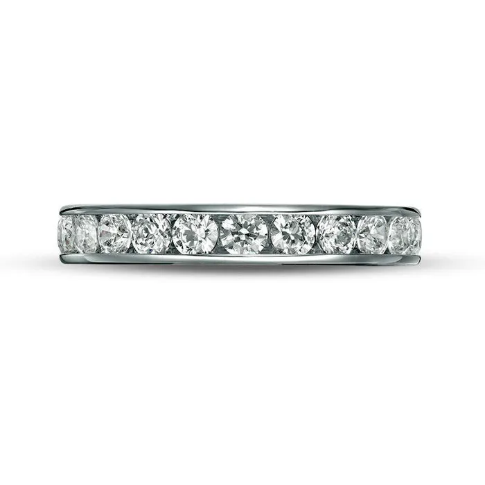 15 CT TW Natural Diamond Eternity Band in Solid 14K White Gold HSI2 Goldia Rings 15 CT TW Natural Diamond Eternity Band in Solid 14K White Gold HSI2 Goldia Rings