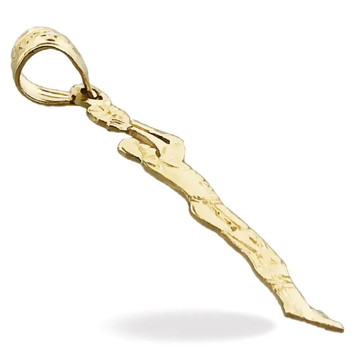 14K Gold Shootout Basketball Pendant Goldia PreStyled Sets