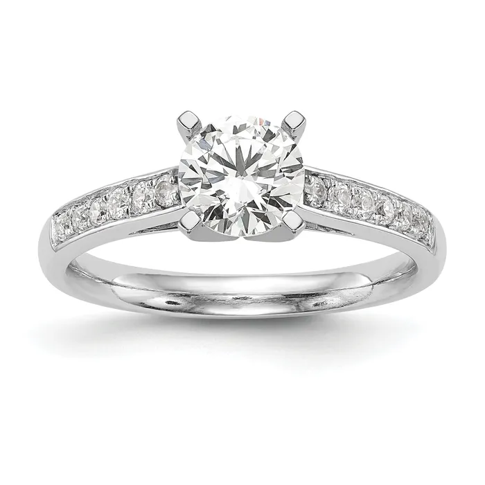 14k White Gold 14 Ct Lab Grown Diamond VSSI G Peg Set Engagement Ring Goldia Rings 14k White Gold 14 Ct Lab Grown Diamond VSSI G Peg Set Engagement Ring Goldia Rings
