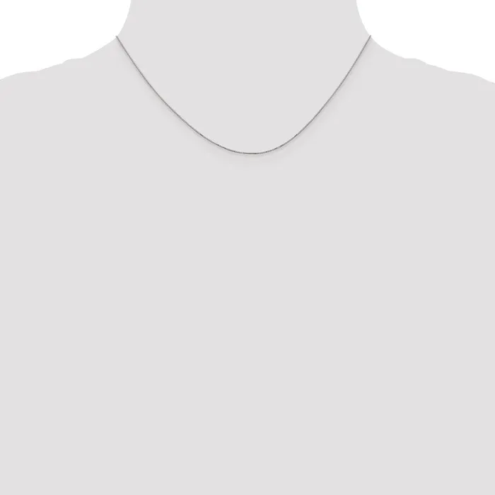 14K White Gold 16 inch Carded 5mm Box Link with Spring Ring Clasp Chain Necklace QGold Necklaces 14K White Gold 16 inch Carded 5mm Box Link with Spring Ring Clasp Chain Necklace QGold Necklaces