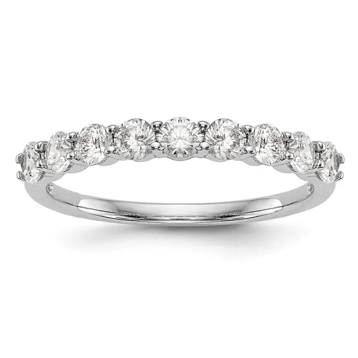14k White Gold 34 Ct Lab Grown Diamond VSSI G Wedding Band Ring Goldia Rings 14k White Gold 34 Ct Lab Grown Diamond VSSI G Wedding Band Ring Goldia Rings
