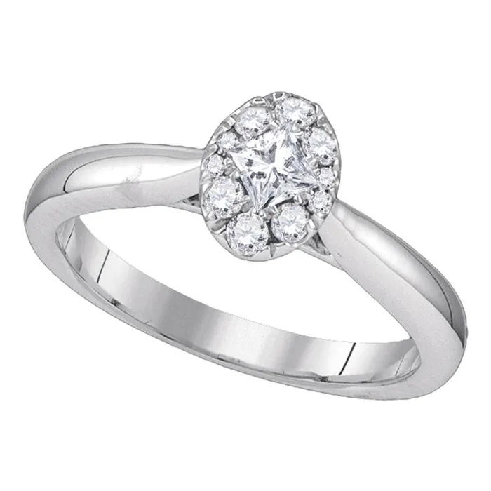 14k White Gold Princess Diamond Solitaire Bridal Engagement Ring 38 Cttw gndatlanta Rings 14k White Gold Princess Diamond Solitaire Bridal Engagement Ring 38 Cttw gndatlanta Rings