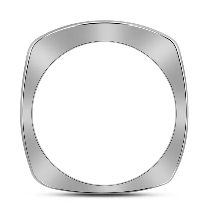 14k White Gold Round Diamond Triple Row Wedding Band 12 Cttw gndatlanta Rings