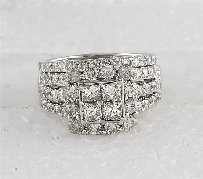 14k White Gold Round Diamond Twist Stackable Band Ring 112 Cttw gndatlanta Rings 14k White Gold Round Diamond Twist Stackable Band Ring 112 Cttw gndatlanta Rings